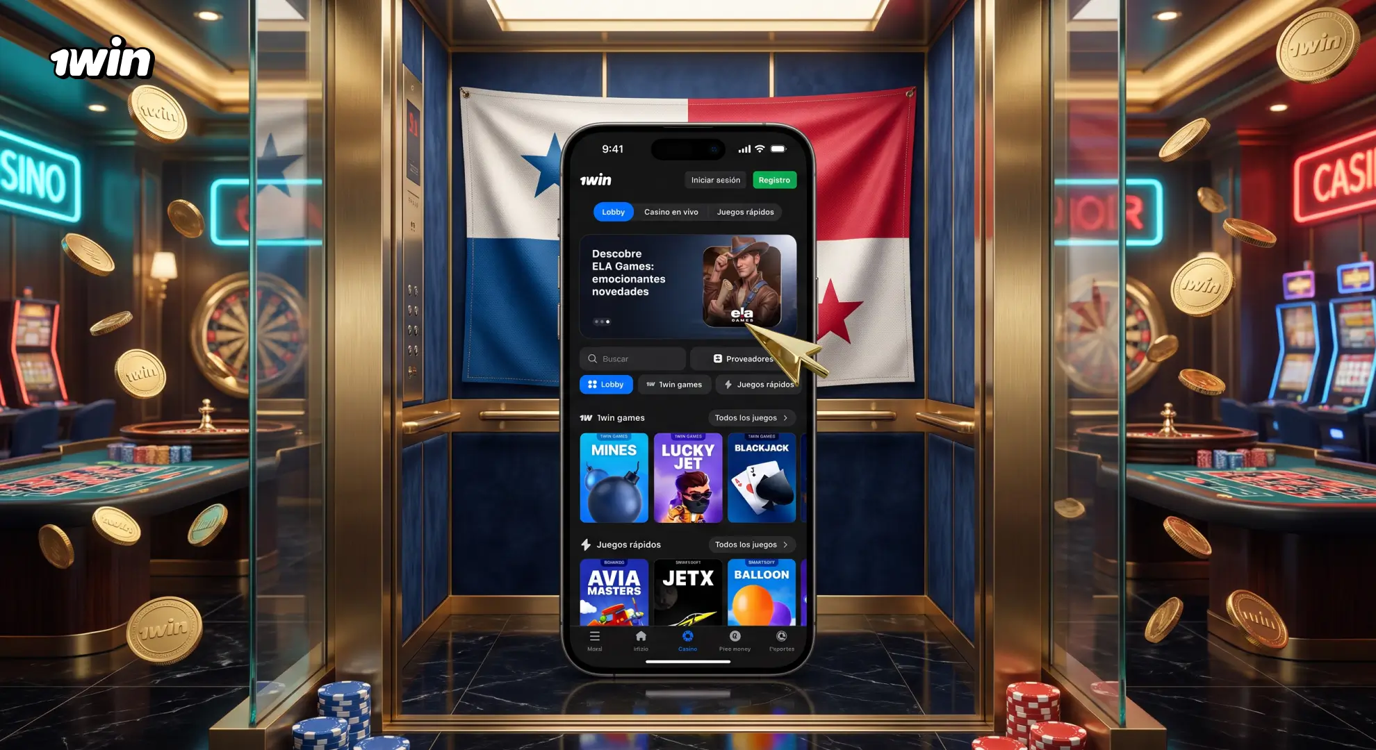 Catálogo de juegos del casino de 1win